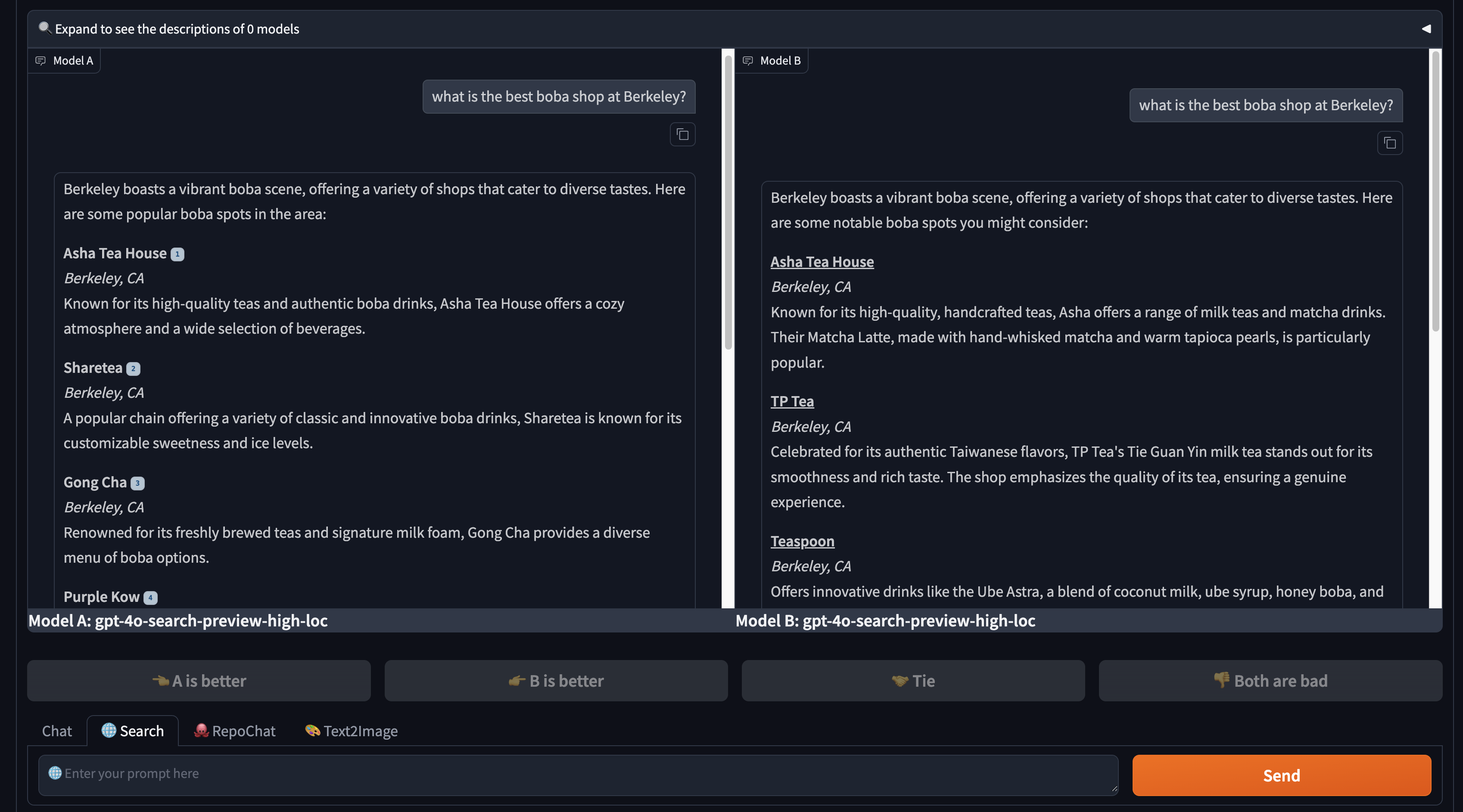 OpenAI's GPT citation formatting comparison